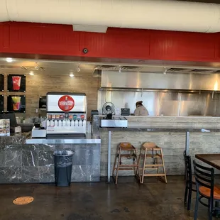 the interior of a restaurant
