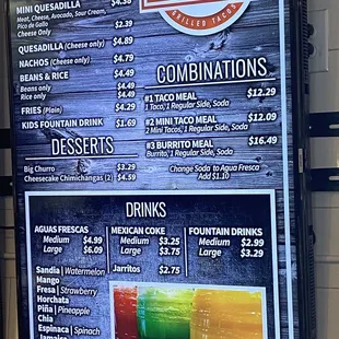 Menu 4/25/2023
