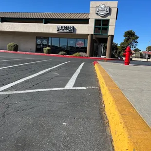 a parking lot