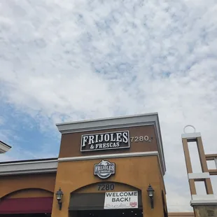 the front of a restaurant