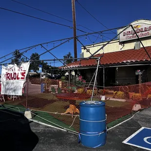 A covid19 junk yard patio
