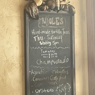 Some menu items!