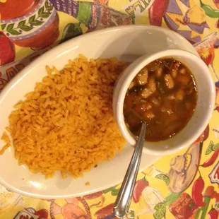 Rice &amp; charro beans