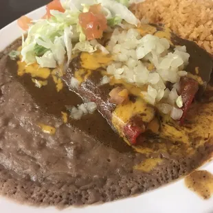 Cheese Enchiladas Plate