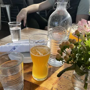 Cute table &amp; atmosphere! It made lunch feel like a special date night.