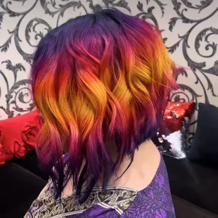 Sunset hair color