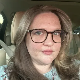 Me with my new cut and highlights