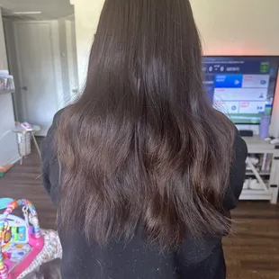 This is my hair a year later and finally grown back