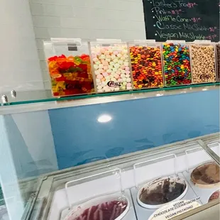 Sorry it&apos;s blurry, zoomed in to show the vegan flavors