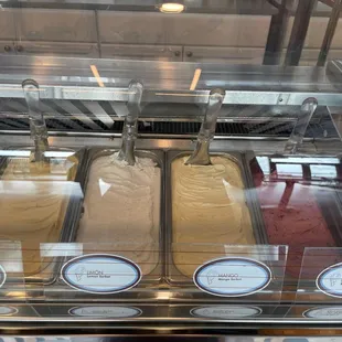 The sorbets (dairy-free) are as creamy as the gelato!