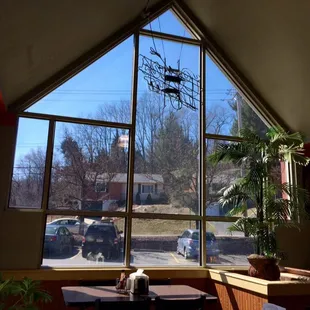 Nice light filled dining room