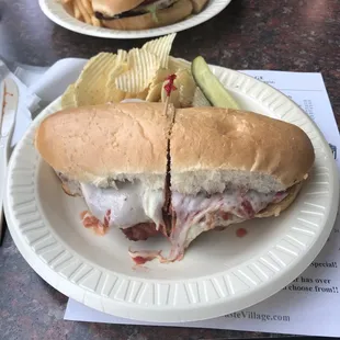 Chicken Parm sandwich