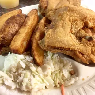 Broasted Chicken Dinner with Broasted Potatoes