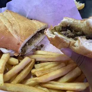 Phili Cheese Steak Sandwich