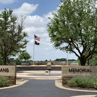 Frisco Veterans Memorial in the Frisco Commons Park.