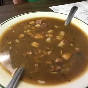 Chicken &amp; Andouille gumbo