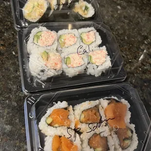 Disgusting sushi would never order from here again
