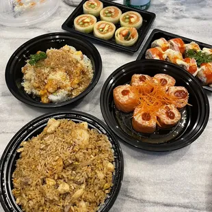 food, sushi and sashimi
