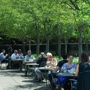 Outdoor seating available