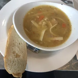 Daily soup- chicken noodle