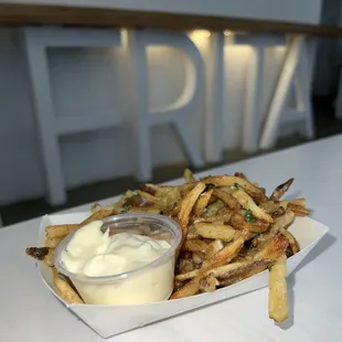 Garlic-Cilantro Fries