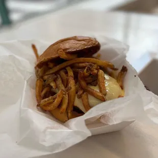 Chorizo burger