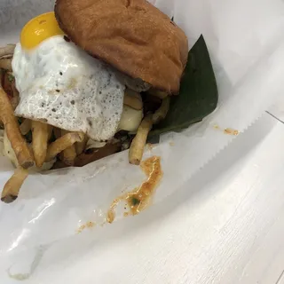 Black Bean Frita (contains dairy, gluten)