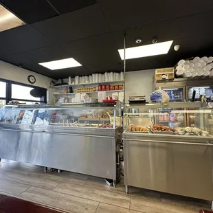 the interior of a restaurant