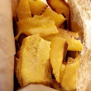 Plantain chips Tajadas