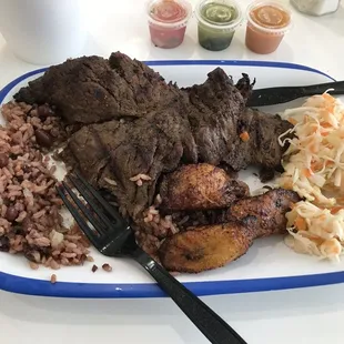 Carne Asada con ensalada