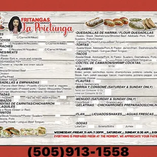 Menú
