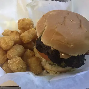 Peanut butter bacon burger is the bomb!