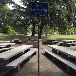 Bear Group Picnic Area can be reserved for events, family gatherings etc.