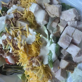 Turkey Cobb salad