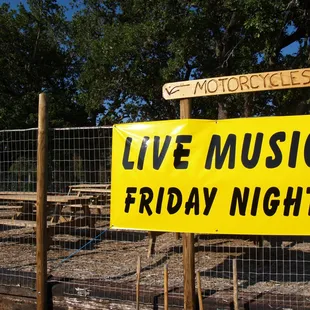 Live music on select Friday nights in the bier garden out back