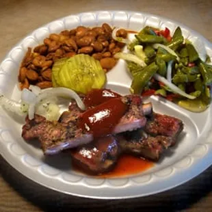 Baby back rib plate