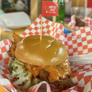 Buffalo chicken sandwich