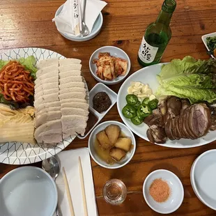Bossam and pork hock