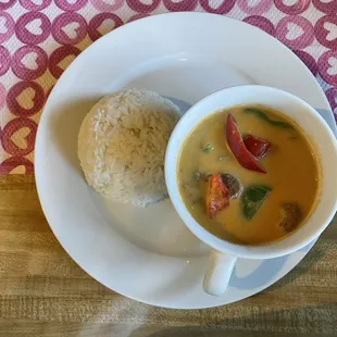 Panang beef curry ($7.95 USD)