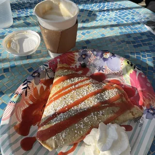 Vanilla Cream and Berries Crepe