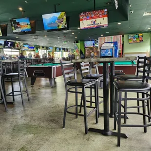 My view of the inside while sitting.