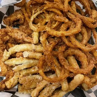 Chicken Tenders do you see them under the pile?