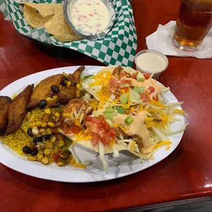 Fried shrimp tacos.