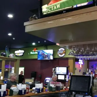 View of bar area