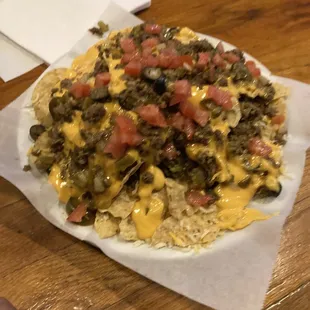 Coco famous nachos, shout out to coco. Homegirl knows how to cook many things!