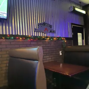 Cozy booths