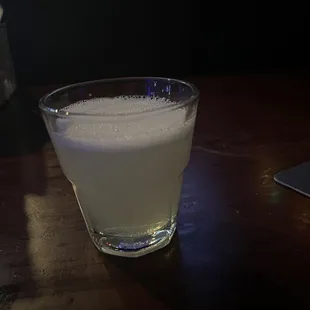 Beautiful white tea shot