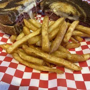 Reuben with fries