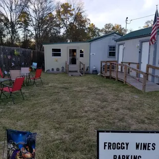 the front yard of the winery