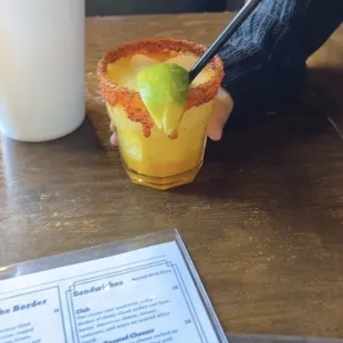 Mango Chamoy margarita  10!